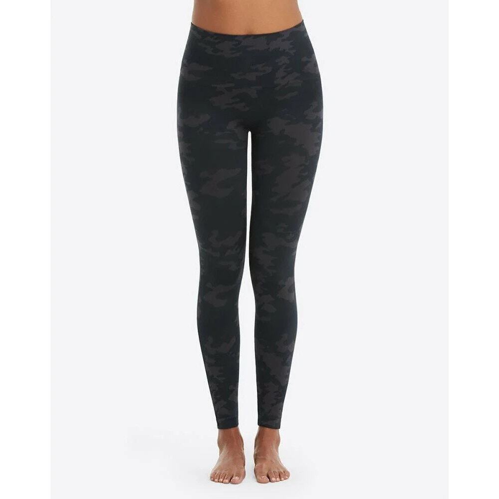 Spanx Black Camo Look At Me Now Seamless Leggings Size XS NWT